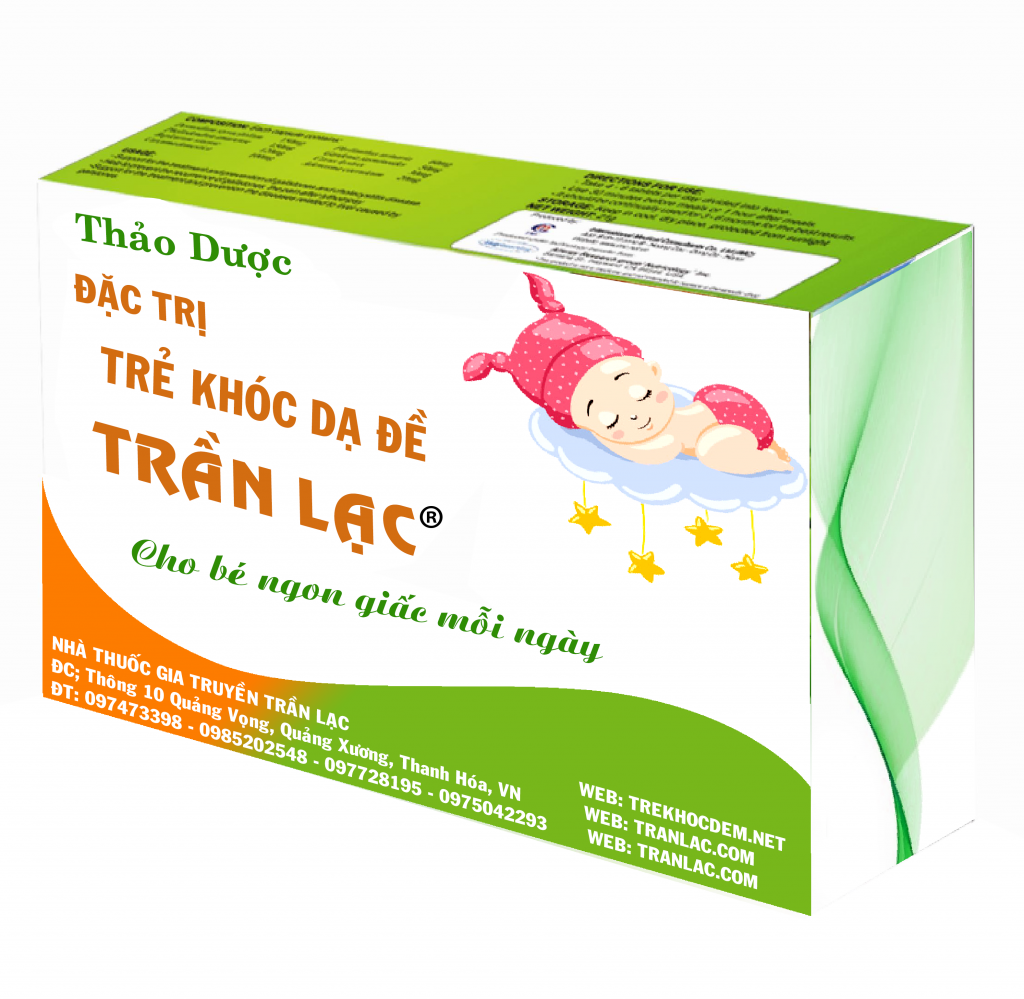 TRẦN LẠC ĐẶC TRỊ TRẺ KHÓC ĐÊM, KHÓC DẠ ĐỀ, SÀI ĐẸN HƠI LẠNH | TRANLAC.COM