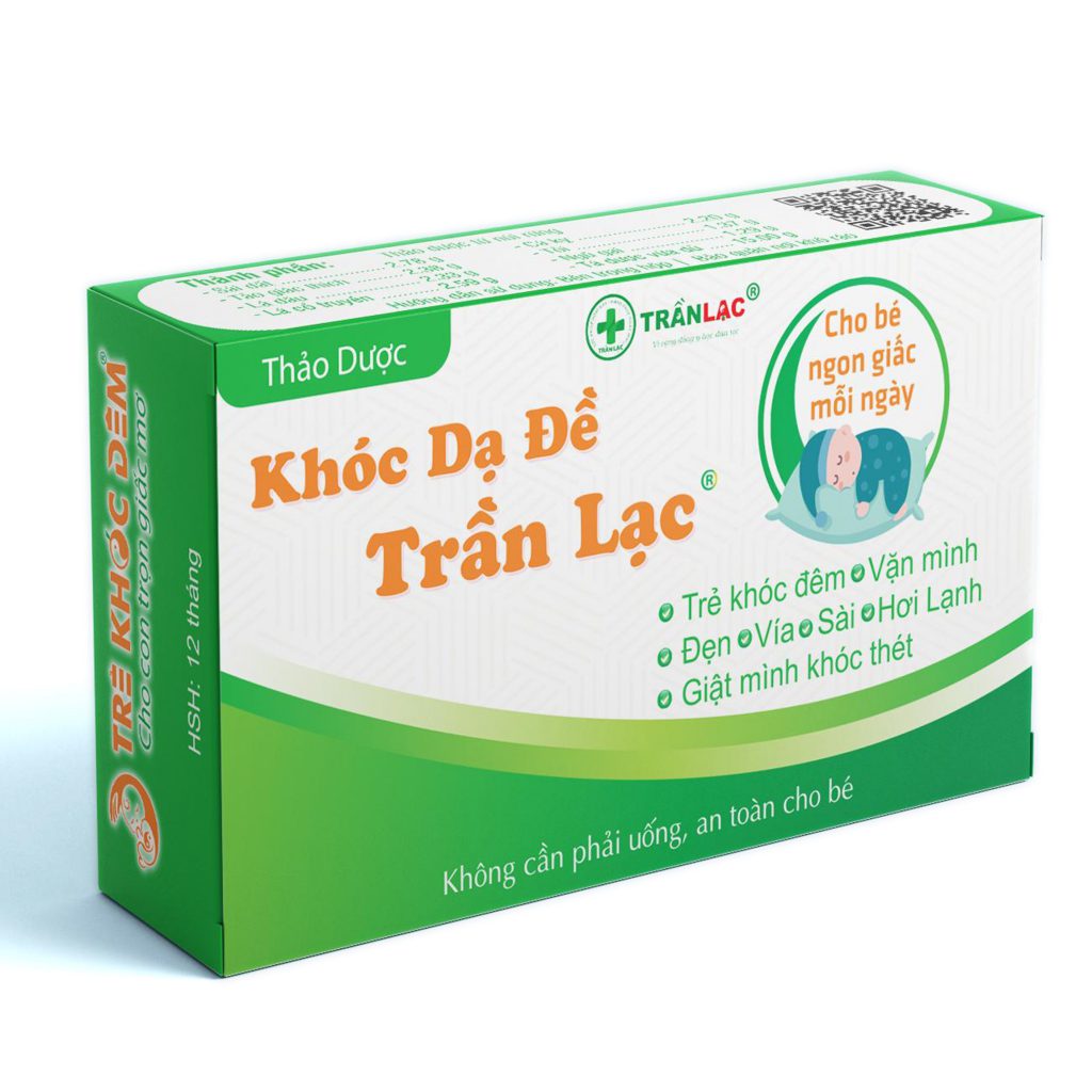 TRẦN LẠC ĐẶC TRỊ TRẺ KHÓC ĐÊM, KHÓC DẠ ĐỀ, SÀI ĐẸN HƠI LẠNH | TRANLAC.COM