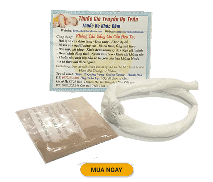 TRẦN LẠC ĐẶC TRỊ TRẺ KHÓC ĐÊM, KHÓC DẠ ĐỀ, SÀI ĐẸN HƠI LẠNH | TRANLAC.COM