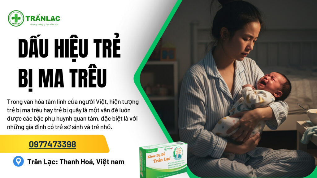 Dấu hiệu trẻ bị ma trêu